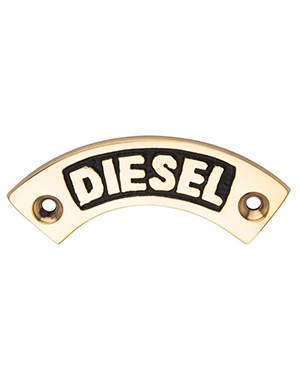 Curved Name Plate – Diesel